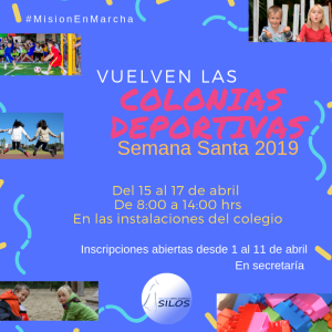 Colonias Deportivas Semana Santa 2019